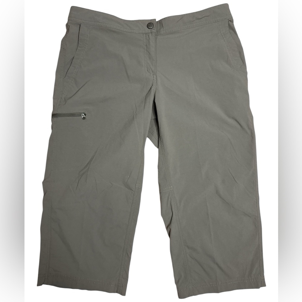 L.L. Bean Women's Gray Cropped Pants 10 Petite